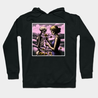 SKULL AND GIRL ETERNAL BLOOM Hoodie